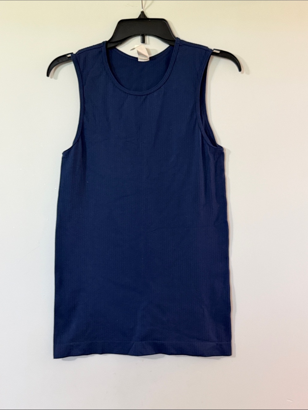 ZYIA Navy Blue Ribbed Tank Top